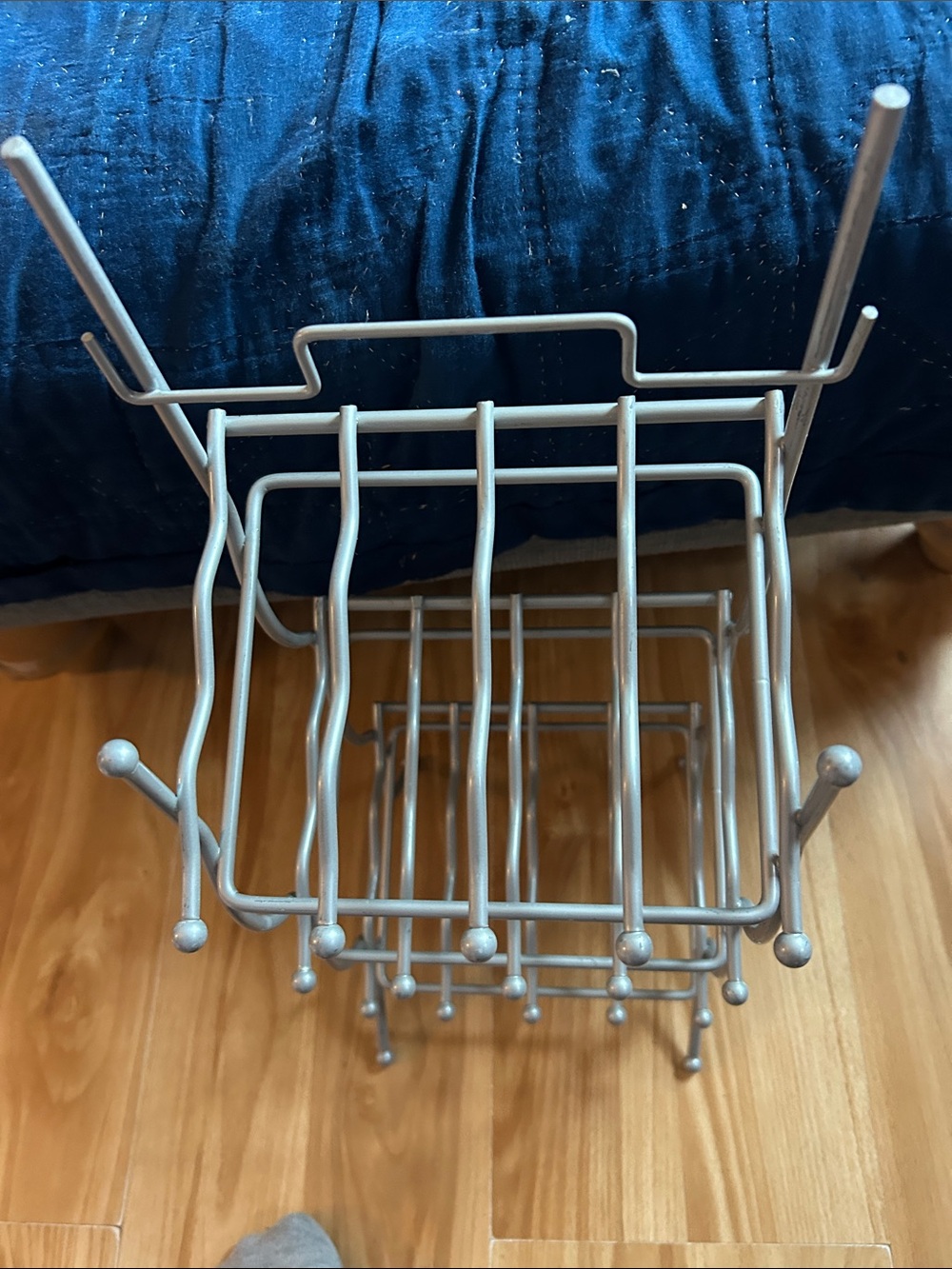 Metal Two-Tier Rack - Silver - Picture 4 of 4